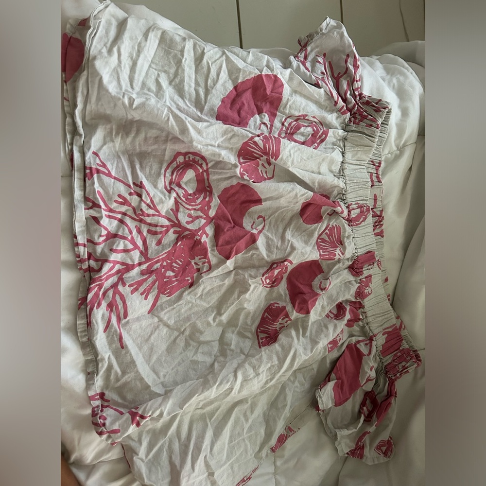 Pink Opihi Kealopiko Off The Shoulder Shirt